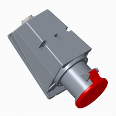 Розетка кабельная 63А 3Р+N+E IР44 на поверхность 415В CEWE (463 RS6) ABB