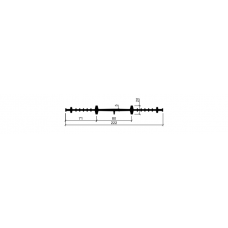 Шпонка гидроизоляционная Аквастоп ХВ-220 (резина)