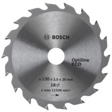 Диск пильный по дереву, D190х48х30 мм Bosch Optiline ECO