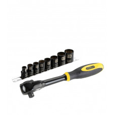 Набор торцевых головок храповый механизм Stanley Fatmax 3/8" 0-94-606 (9 шт.)