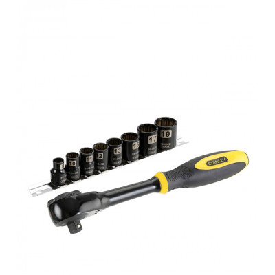 Набор торцевых головок храповый механизм Stanley Fatmax 3/8" 0-94-606 (9 шт.)