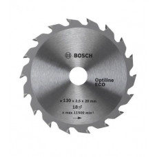 Диск пильный по дереву D190х24х30 мм Bosch Optiline ECO