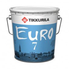 Краска в/д Tikkurila Euro 7 основа С матовая латексная 9 л