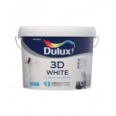 Краска интерьерная Dulux 3D White белая основа BW водно-дисперсионная 10 л