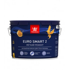 Краска в/д Tikkurila Euro Smart 2 основа VVA глубокоматовая 9 л