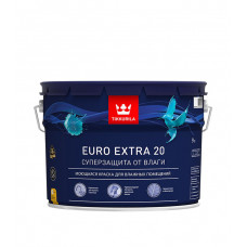 Краска в/д Tikkurila Euro Extra 20 основа А полуматовая 9 л