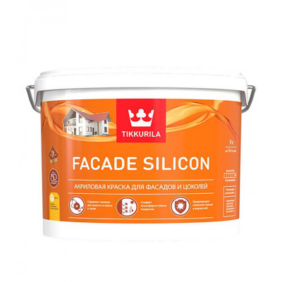 Краска фасадная Tikkurila Facade Silicon C 9 л	