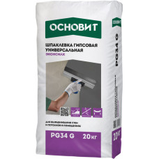 Шпаклевка гипсовая универсальная Основит Эконсилк PG34 G 20 кг