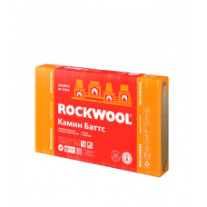 Утеплитель ROCKWOOL Камин Баттс к/ф 1000х600х30 мм 2.4 кв.м